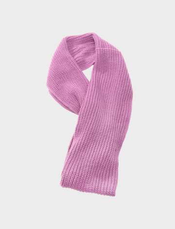 Foulard uni infini en tricot épais par Secret