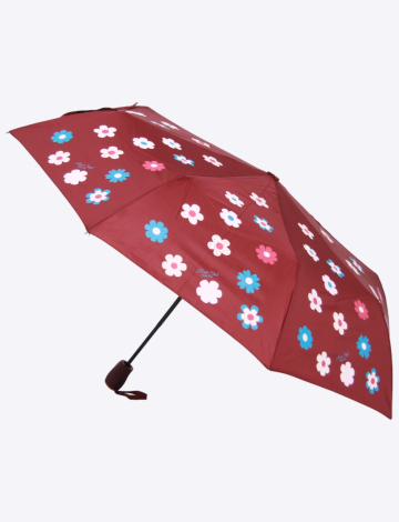 Parapluie Compact Changeant De Couleur Avec Motif Floral Par Up-Brella