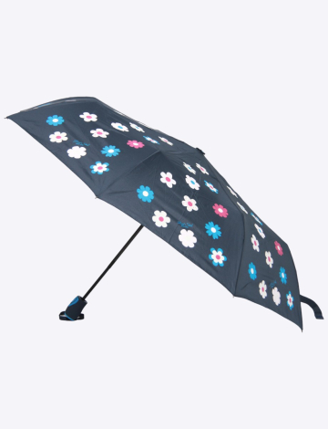 Parapluie Compact Changeant De Couleur Avec Motif Floral Par Up-Brella (208-3811A 2373620 Taille Unique MARINE)