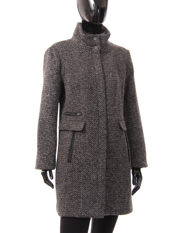Doux manteau sergé avec veste intérieur intégrée par Marcona