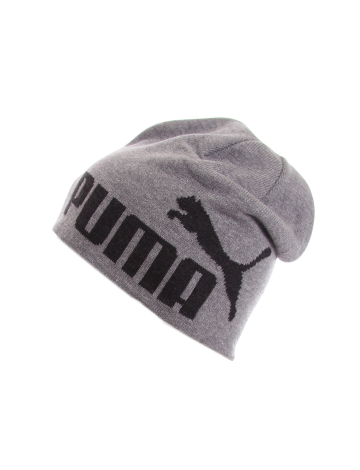 Cotton blend beanie with woven logo and cat by PUMA
